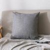 Сплошной цвет Мягкий чехол Льняная подушка Домашняя подушка Чехол Диван