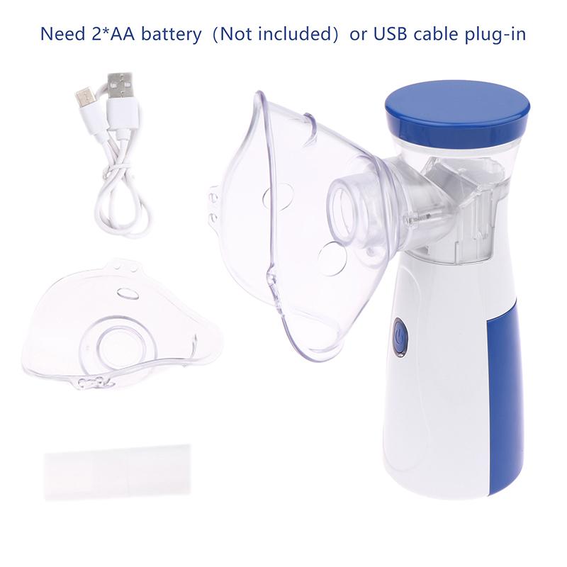 Портативный ингалятор-небулайзер Мини Ручной Сетчатый Атомайзер Тихий USB Автоматическая очистка Небулайзер Атомайзер для взрослых