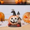 Halloween Pumpkin House Figurine Ornament Fashion Creative Statue Resin Sculpture for Indoor Table