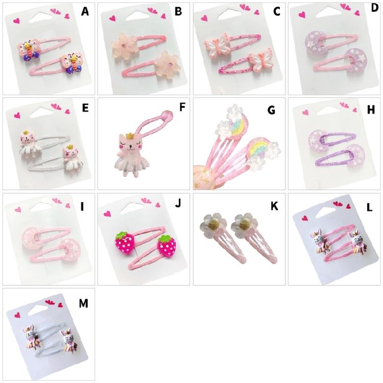 2lots Colorful Hair Clip Durability Portable Hairpins Daily Wear Hair Barrettes Hair Accessories