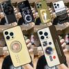 Ретро Фотоаппарат Чехол для Телефона Для Samsung Galaxy S25 Ultra S20 S21 S22 S23 Plus S9 S10 S25 FE S24 Ultra Чехол