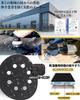 BODHTAT Disc 91 Waterproof Sandpaper 10 Sheets Each 1 Adapter for Electric Woodworking Metal Car Random Action Sanders Sandpaper, Sheets, 125mm,