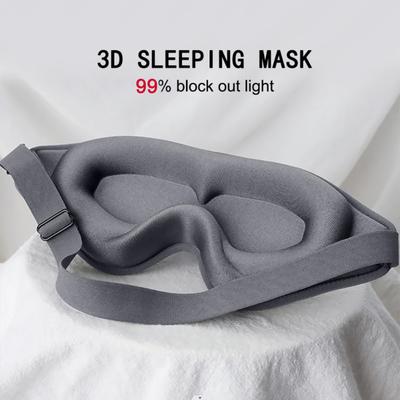3D маска для сна с повязкой на глаза, маска для сна, мягкая маска для лица из пены с эффектом памяти, маска для век, 99% блокирующий свет, нашивка для глаз Slaapmasker