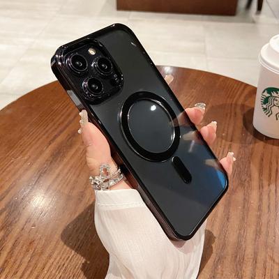Роскошный чехол Ultra для Magsafe для iPhone15 13 12 11 14 Pro Max Plus Магнитная беспроводная зарядка Мягкий бампер Чехол Аксессуары для телефона