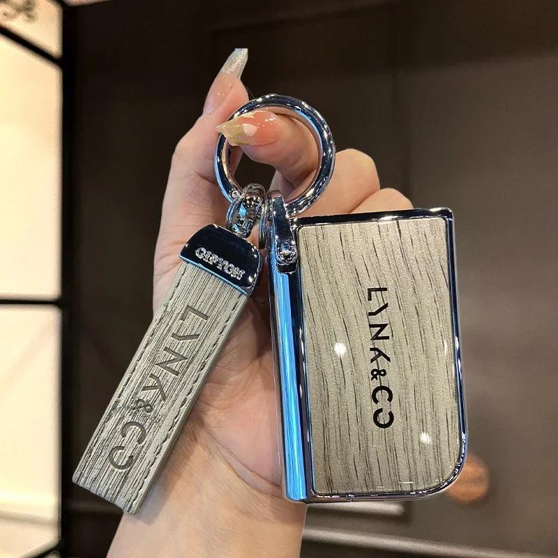 DCT4 High end personalized key case for men and women's car remote control protective case key chainFor LYNK&CO 03/09/01/02/06 /2023