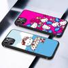 Чехол KT67 Hello Kitty Cartoon для Samsung A04 A14 A23 A34 A54 M23 M33 M52 M53 Realme 10 9 C30S C35 C55 VIVO Y02S Y21 Y33S Y51 X80 Pro Прозрачный чехол