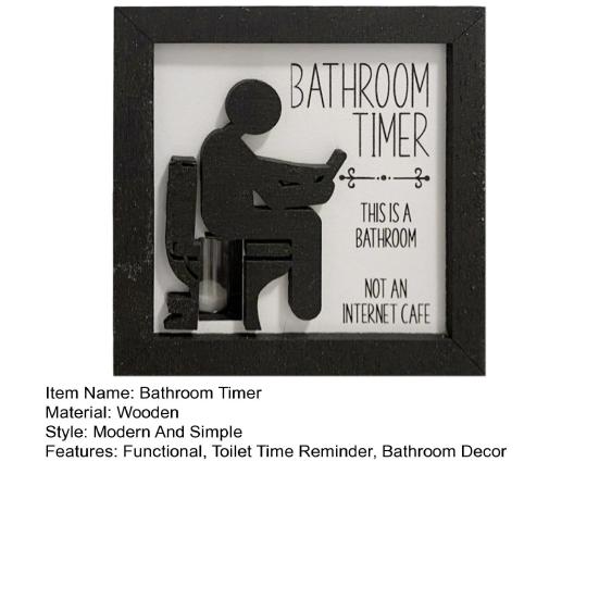 Песочный таймер для унитаза, рамочный таймер для ванной комнаты, песочные часы, напоминание о времени в туалете, подарок в виде белого слона для мужа, папы, подростков, наполнители для чулок