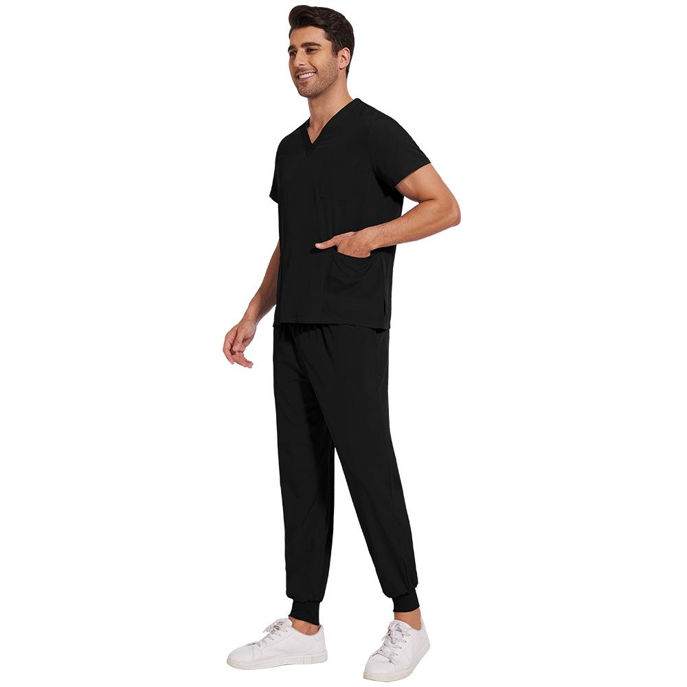 Men Beauty Salon Operating Room Doctor's Work Uniform Surgical Gown Quick-drying Comfortable Elastic Hand-washing Suit