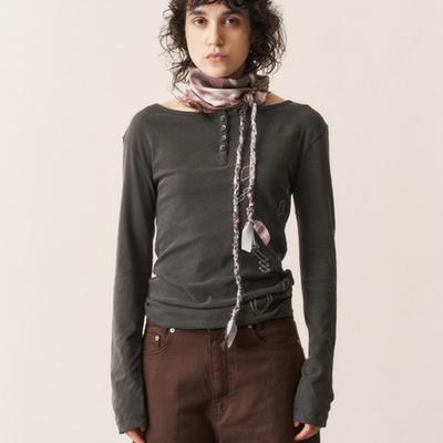 Odlyworkshop Cowhide Head Scarf, Queasy