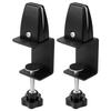2025 Trend 2 Pcs Office Desk Divider Clamp Privacy Screen Clip Holder Bracket Screen Baffle Clamp Partition For Table Clamp