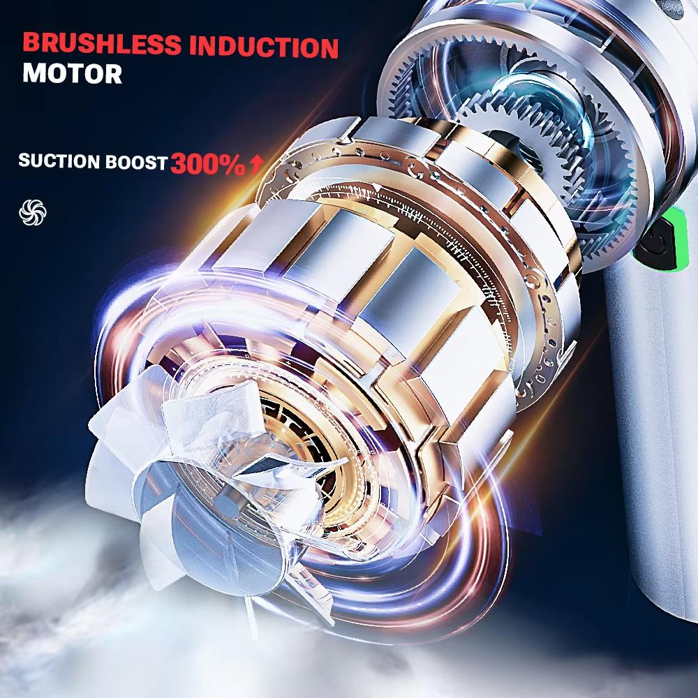 360000 Па Автомобильный Пылесос Мощное Всасывание Чистящая Мини Машина Беспроводной Портативный Ручной Воздуходувка Бытовая Техника