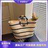 Hand-woven Straw Bag Women's Large-capacity New Summer Tote Bag Seaside Vacation Wind Beach Bag