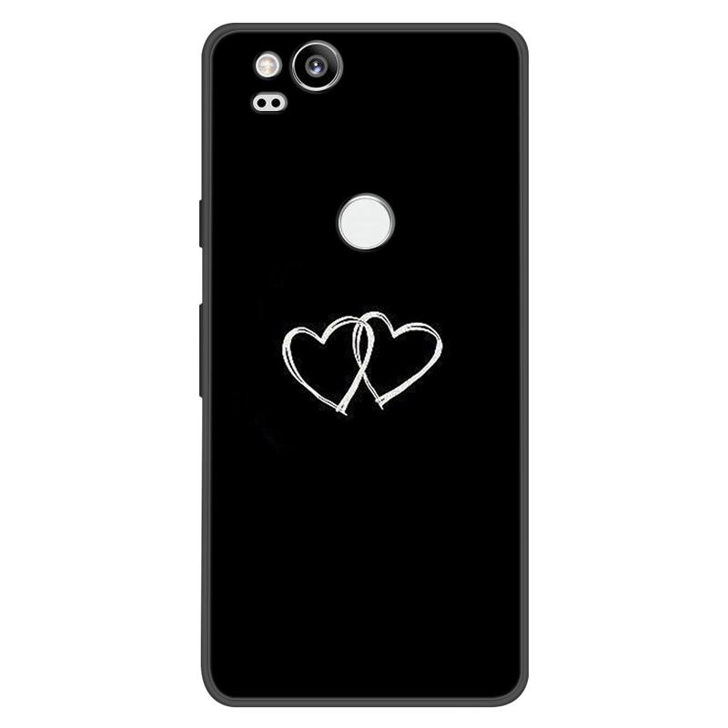 Чехол для Google Pixel 2 Мягкий черный силиконовый бампер Чехол-бабочка для Googe Pixel2 2XL Pixel2XL 2 Чехлы Fundas Coque