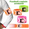 Soccer Captain Armband Adjustable Captain "C" Arm Band Elastic Soccer Basketball Player Bands for Adults Youths