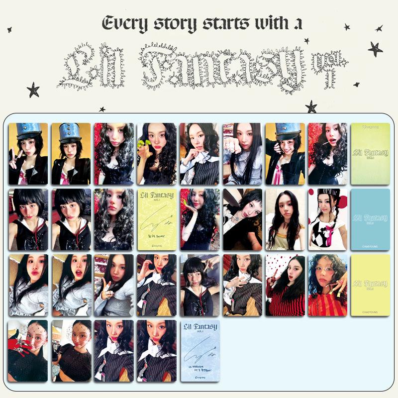 Сон Чэён "LIL FANTASY Vol.1" Карточка из альбома, Открытка, Специальная карточка, Набор счастливых карточек