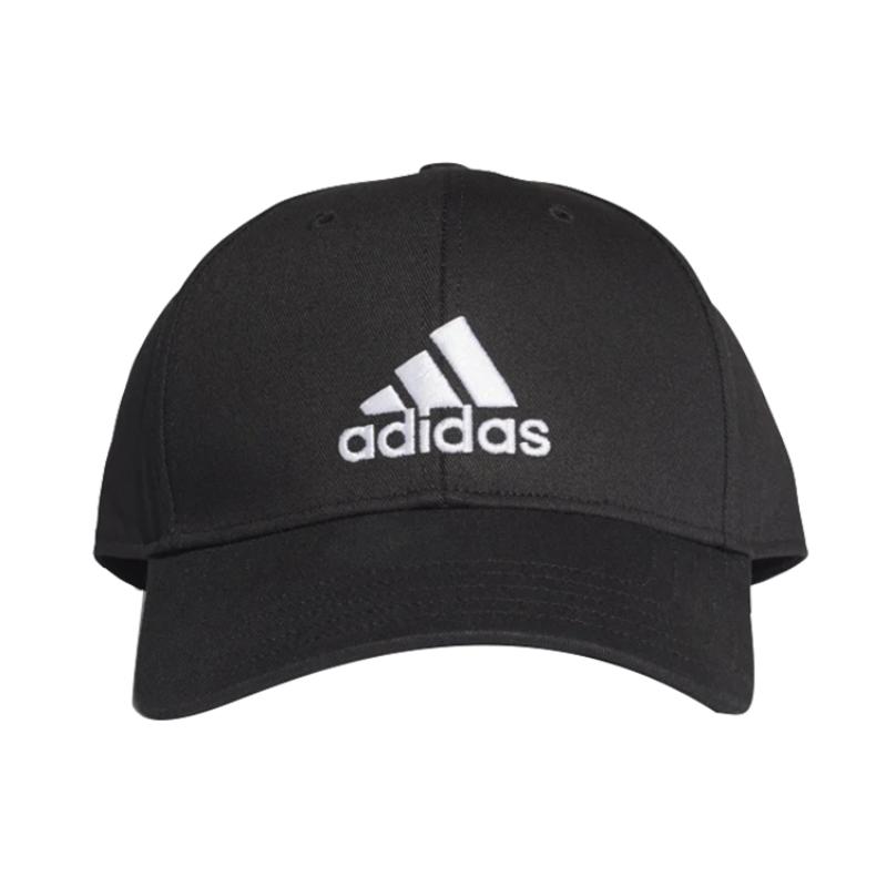 adidas Вышитая Логотипом Летняя Хлопковая Бейсболка Черная Adidas FK0891