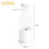 380ml/420ml Portable Juicer Cup Juicer USB Electric Fruit Juice Cup Automatic Mini Fruit Juicer Smoothie Blender With 6 Blades