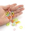100 Pcs Colorful DIY Crochet Weave Knitting Marker Marking Ring Marking Circle Sewing Accessories