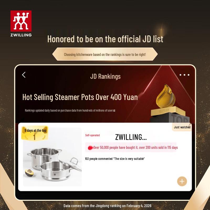 Zwilling Набор пароварок из нержавеющей стали 304
