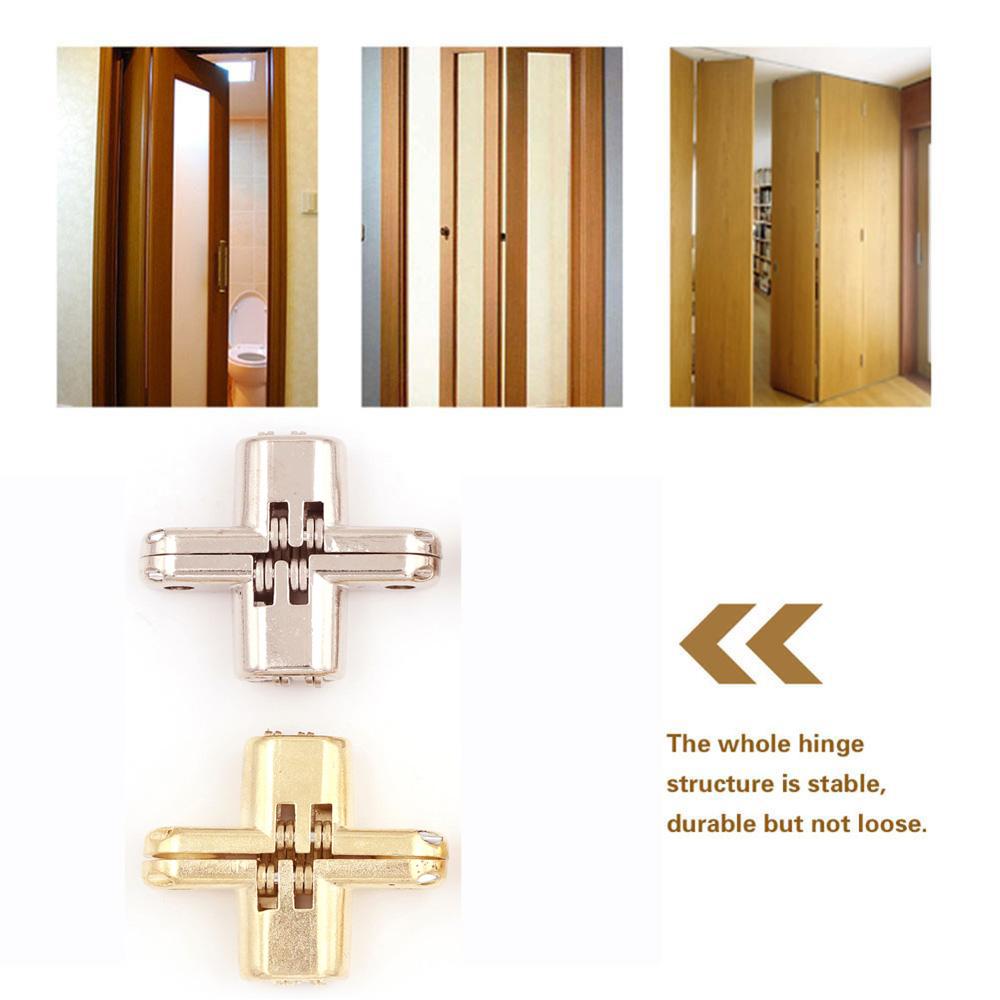 For Cabinet Cupboard Wooden Box Furniture Heavy Duty Hardware Tool Hardware Door Hinge Cross Hinge