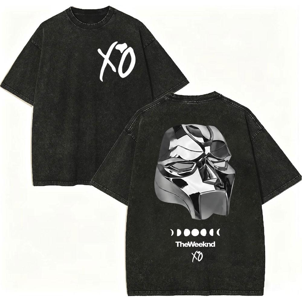 Vintage Washed Rapper The Weeknd Merch Tshirt After Hours Til Dawn Tour 2026 T Shirt Men Women Fashion Casual Cotton Tshirts
