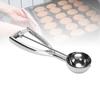 Ложка для теста из нержавеющей стали SUS304, ложка для дыни, мини-ложка для мороженого, 50 мм