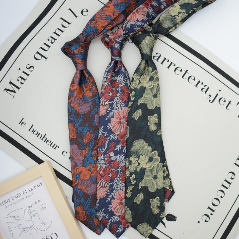 Галстук мужской деловой джентльменский ретро-узор британский стиль 8 см ручная работа профессиональная одежда