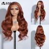 Noble Synthetic Lace Front Wig  28 Inch Highlight Honey Brown Body Wave Wig Cosplay Wigs For Women Lace Wig Lace Wig Synthetic