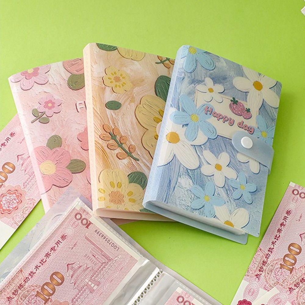 Waterproof Mini Binder Savings Challenge A6 Oil Painting Savings Challenges Book Gift