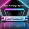 Оригинальная Bluetooth-колонка для компьютера Niye, USB, проводная 5.3, компьютерная колонка 4D, 360-градусный объемный звук, сабвуфер, домашнее аудио, RGB-подсветка