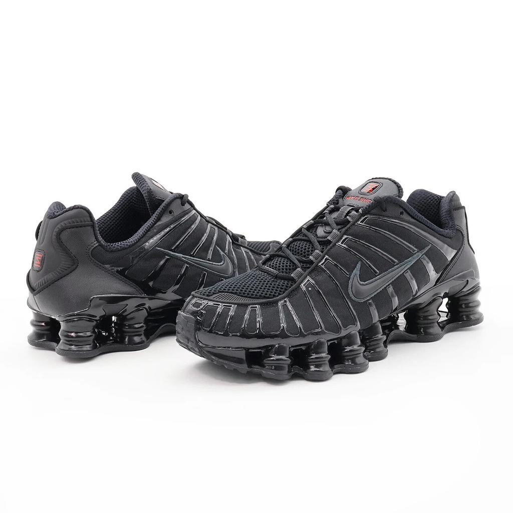AR3566-002 Nike Shox TL Черный и Максимально Оранжевый Гематит (Женский)