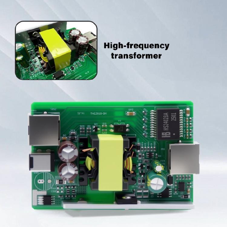 48 В в 24 В 3 А Гигабитный POE-сплиттер Автоматическое распознавание питания Промышленный металлический корпус Сетевое оборудование POE-сплиттер
