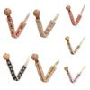 Wooden Clip Soother Holder Ethnic Style Nipple Holder Clips Cute Baby Cloth Pacifier Chain  Baby