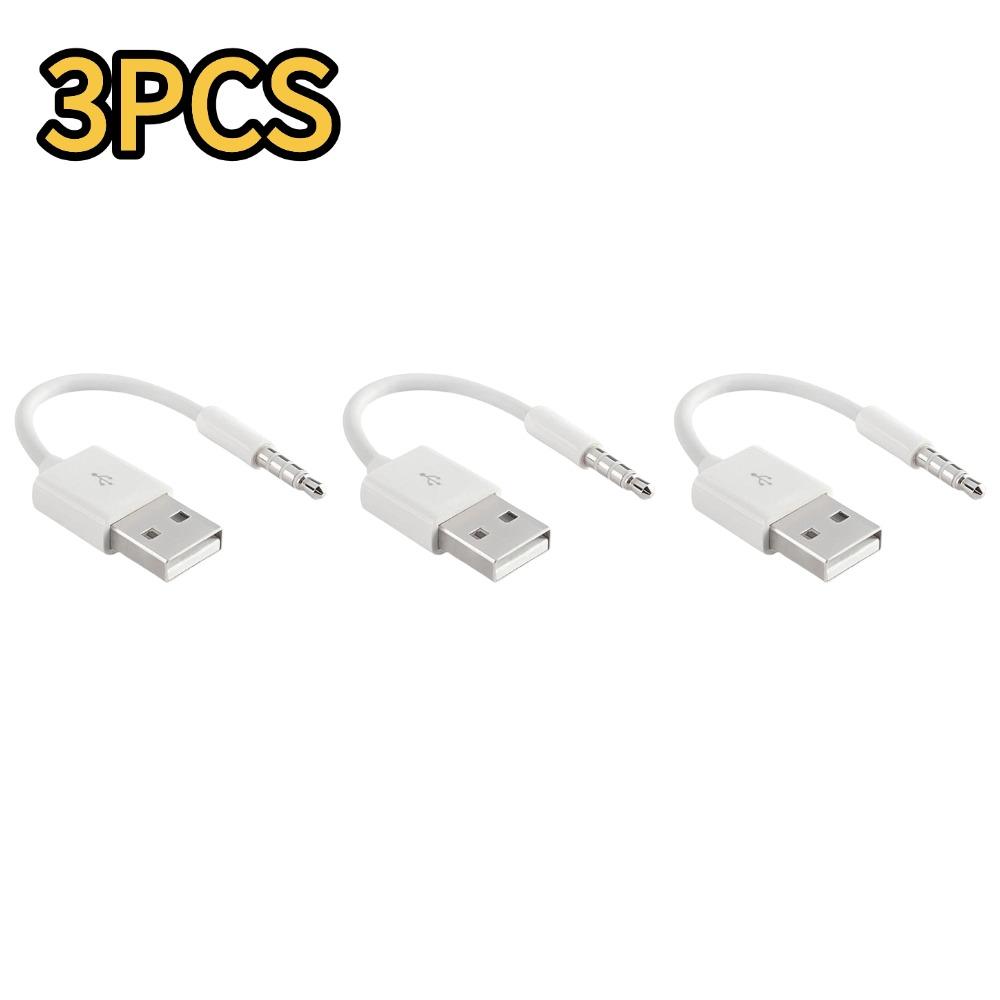 Зарядное устройство Данные USB 3,5 мм Синхронизация Аудиокабель Для Ipod Shuffle 3-го 4-го MP3-плеера 7-го 6-го 5-го 1-го Поколения Аксессуары