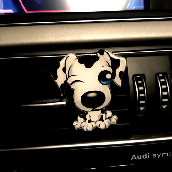 Cartoon Animal Dog Freshener Aromatherapy Car Air Vent Diffuser Clip
