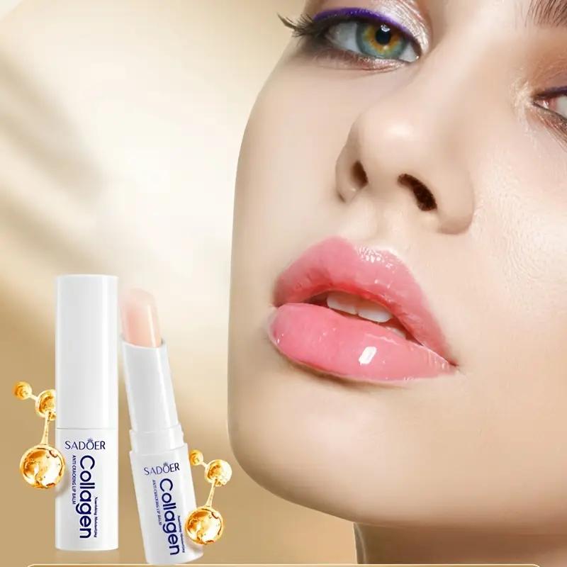 Бальзам для губ с коллагеном для питания и увлажнения сухих губ