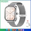 SACOSDING женские роскошные умные часы Diamond женские 1,75 дюйма Bluetooth Call AI Voice Health Monitor фитнес-трекер умные часы