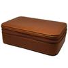Eight Tokyo Holds 2 Hard Travel Brown Eyeglasses/Sunglasses Case, Pairs, Leather, Case, T-2-BOX-BR,
