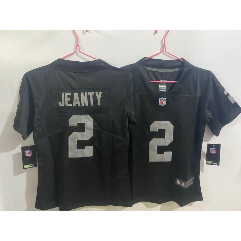 Kids Football Jersey Second Gen Raiders Style White Embroidered All Sizes Youth Sports