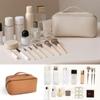 PU Leather Waterproof Big Space Cosmetic Bags Large Capacity Makeup Bags Toiletry Organizer Bags