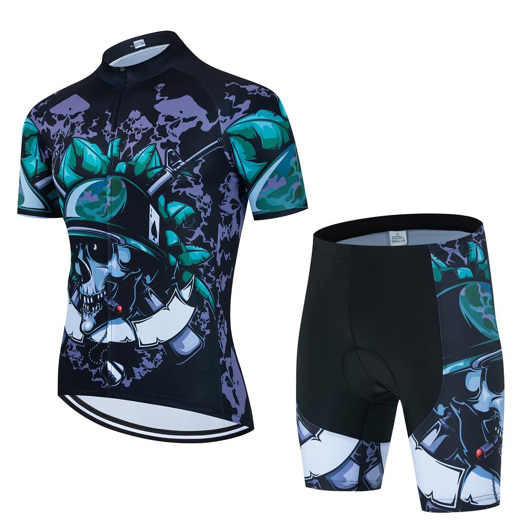 Spot Short-Sleeved Cycling Suit Men'S Team Version Road Bike Quick-Drying Breathable Cycling Shirt