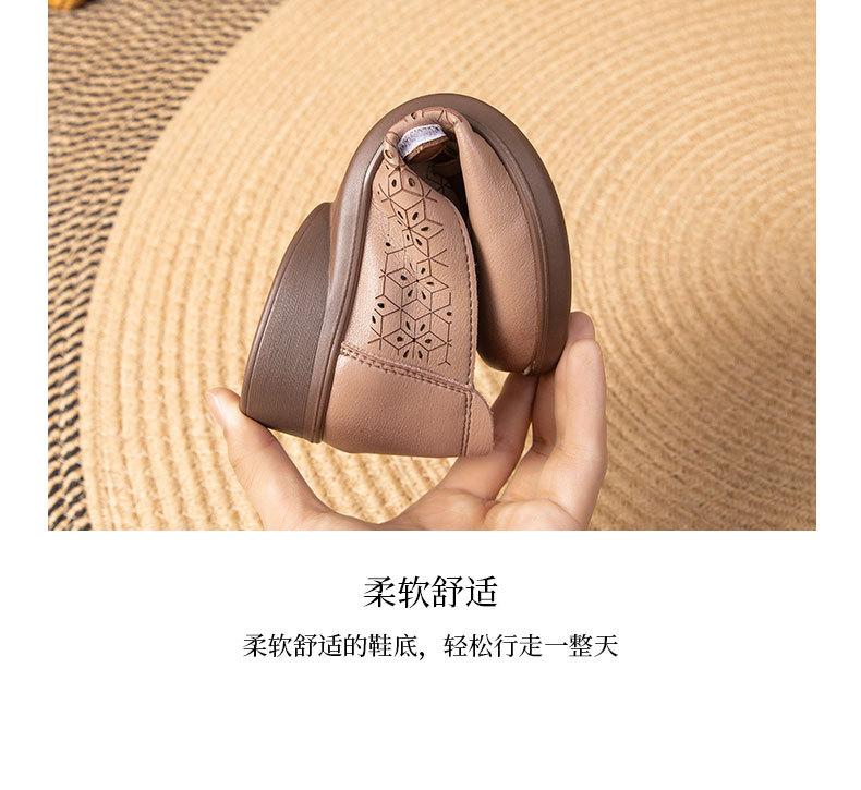 Fashion 2025 New Middle-aged Elderly Soft-soled Mother Shoes Summer Breathable Non-slip Hollow Hole Shoes Sandals Women's Flats