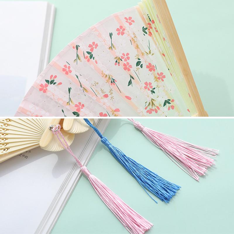 Vintage Silk Folding Hand Fan Chinese Japanese Bamboo Fans Craft Gifts Women Dance Performance Props Home Decoration Ornaments