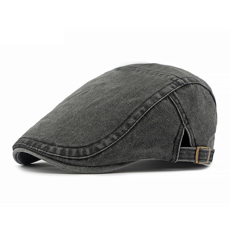 Cotton Peaked Cap Men's Forward Cap Spring Summer Beret Women's Forward Cap