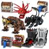 MOC Игровая Фигурка Кубики Хранит Сундук Монстр Смещатель Медведь-Сова Совместимые Строительные Блоки Игрушки Для Детей Взрослых Друзей Подарок