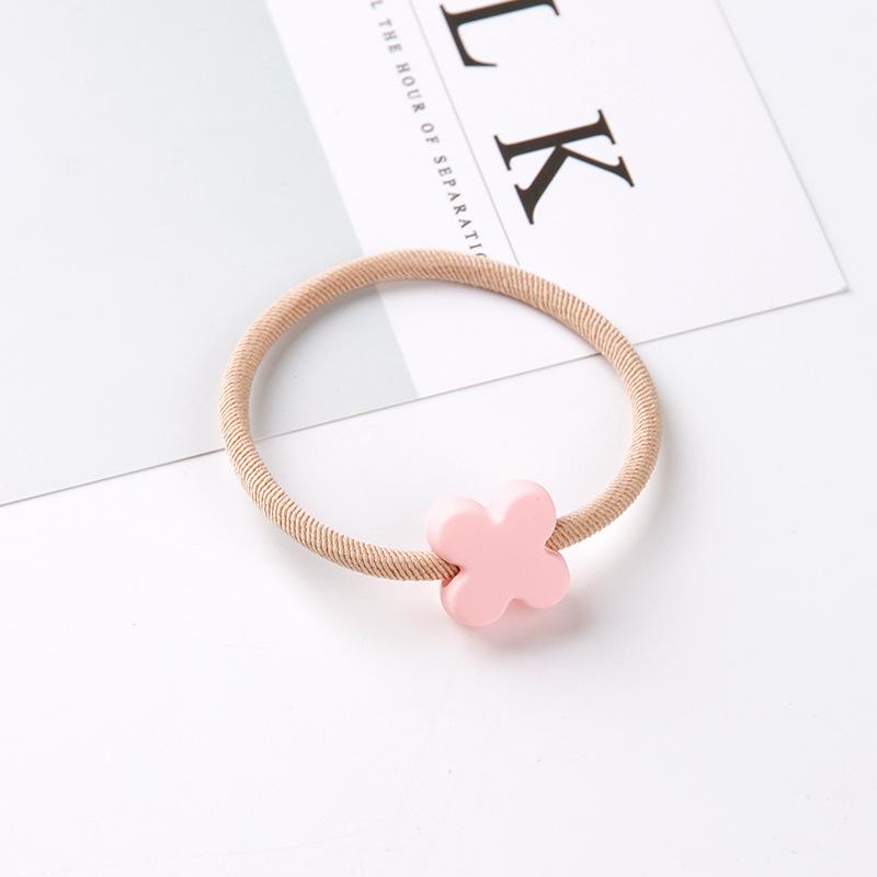 Высокоэластичные резинки для волос в форме сердца, медведя, круглой формы для женщин, резинка для волос, детские, детские, милые, конфетных цветов, ободки для волос, аксессуары для волос