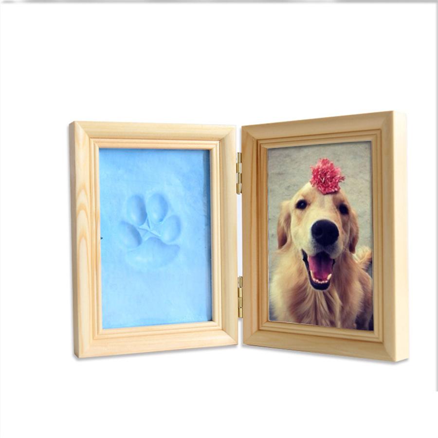 Персонализированная фоторамка в память о собаке, подарочная гравировка, отпечаток лапы домашнего животного, универсальная фоторамка