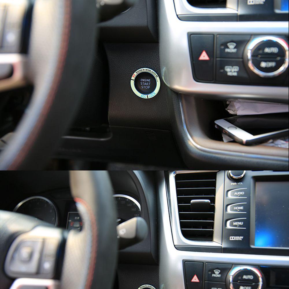 New Alloy  Decoration  Auto Luminous  Stickers Car Ignition Switch Cover