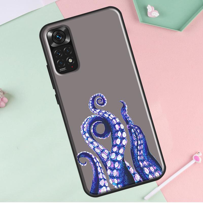 Чехол «Осьминог» для Redmi Note 12 Pro Plus для Redmi Note 10 8 9 11 Pro 12S 11S 10S 9S 9C 10C 12C