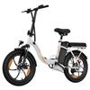 ZAZAWORK 20-inch Folding Electric Bike 250W 47Nm Motor 48V 16Ah Battery 25km/h Speed 100km Range 7 Speeds Spring Suspension Disc Brakes